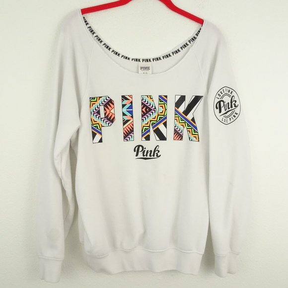PINK Victoria's Secret Tops - 🌵 Pink Victoria Secret Pullover Sweatshirt Medium